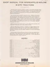 Minneapolis-Moline M-670 Tractor 1964–1970 Shop Manual (P/N S-450) – preview page 2