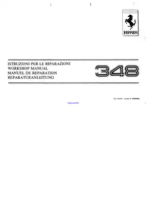 Comprehensive Ferrari Workshop Manual for Optimal Vehicle Maintenance