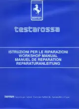 1984–1991 Ferrari Testarossa Factory Workshop Manual (P/N Cat. 587/90) – preview page 1