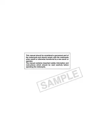 Suzuki RM250 Owner's Service Manual: Comprehensive Maintenance Guide Preview image 2