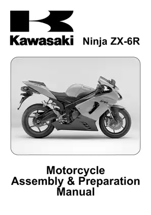 2005-2006 Kawasaki Ninja ZX-6R,  ZX-6RR service manual