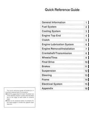 2000-2002 Kawasaki ZX6R RR manual Preview image 3