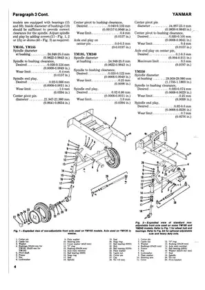 Yanmar YM135, YM135D, YM155, YM155D shop manual Preview image 3