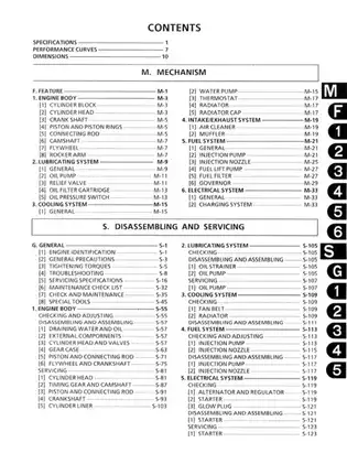 Kubota diesel engine 70mm stroke series manual Preview image 3