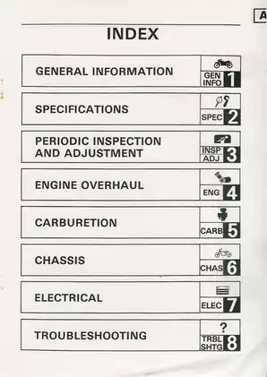 Yamaha XT600E, XT500E service manual Preview image 3