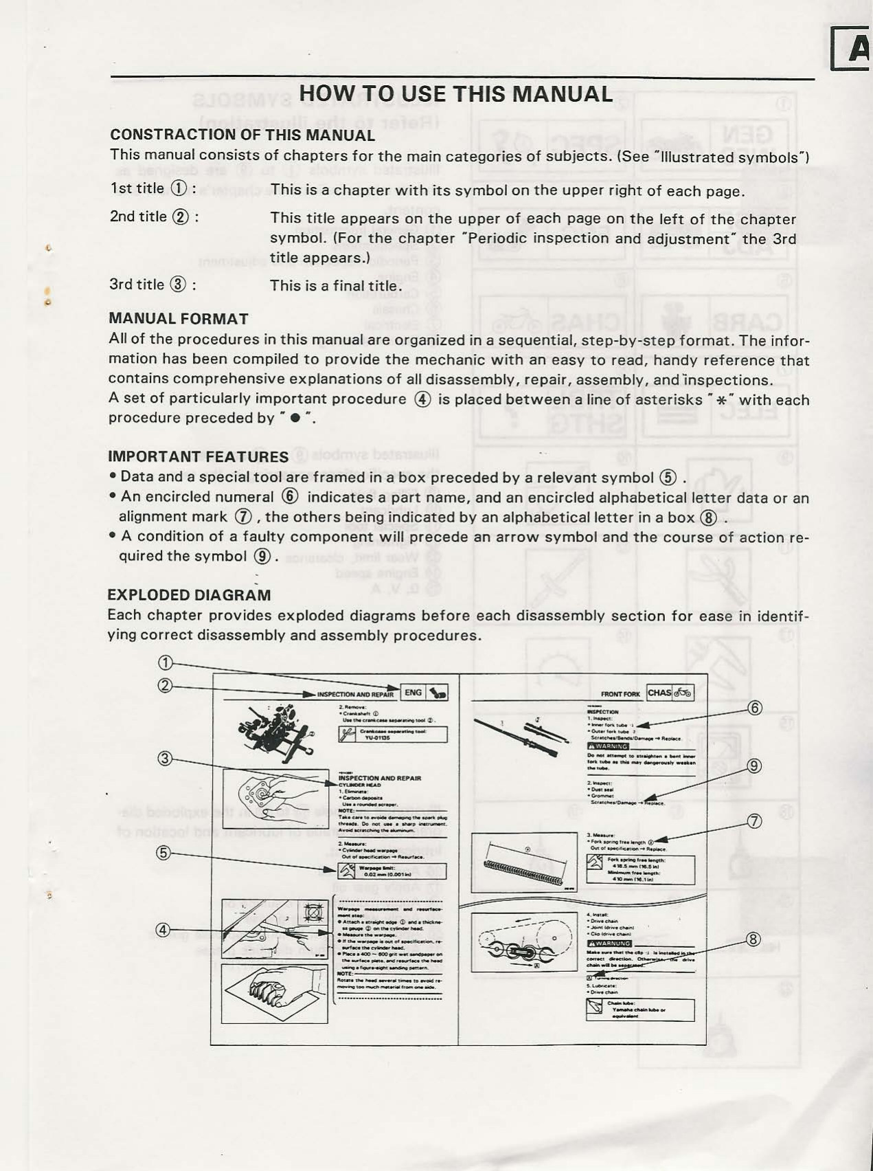 Yamaha XT600E, XT500E service manual Preview image 5