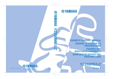 Preview: 2002 Yamaha YZ250(R)/LC Service Manual (P/N 5UP-28199-30)