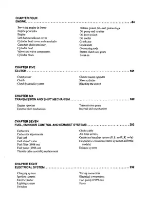 Yamaha FJ1100 FJ1200 Repair Manual (1984-1993) Preview image 4