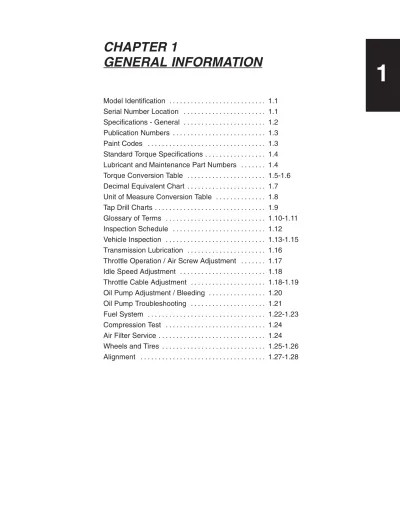 2001–2012 Polaris Sportsman 90 Youth ATV Service Manual (P/N 9916576, 9918068, 9919532)