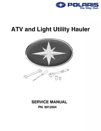 1990-1993 Polaris Trail Boss 350 L 2x4, 4x4 / ATV service manual Preview image 1