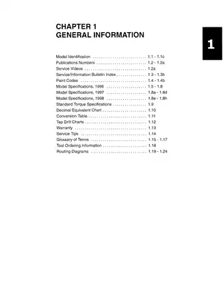 Polaris ATV & Light Utility Vehicle Service Manual (1996-1998) Preview image 5