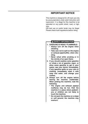 2003 Yamaha TT-R90(R) small off-road motorcycle manual Preview image 4