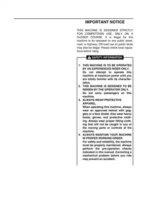 Yamaha WR Series 450 Service Manual - Comprehensive Guide for Maintenance and Repairs Preview image 4