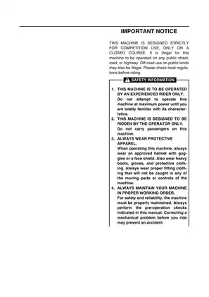 Yamaha WR450F Service Manual - Complete Maintenance & Repair Guide Preview image 4