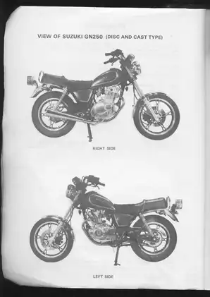 1982-1983 Suzuki GN250, GN250D service manual Preview image 3