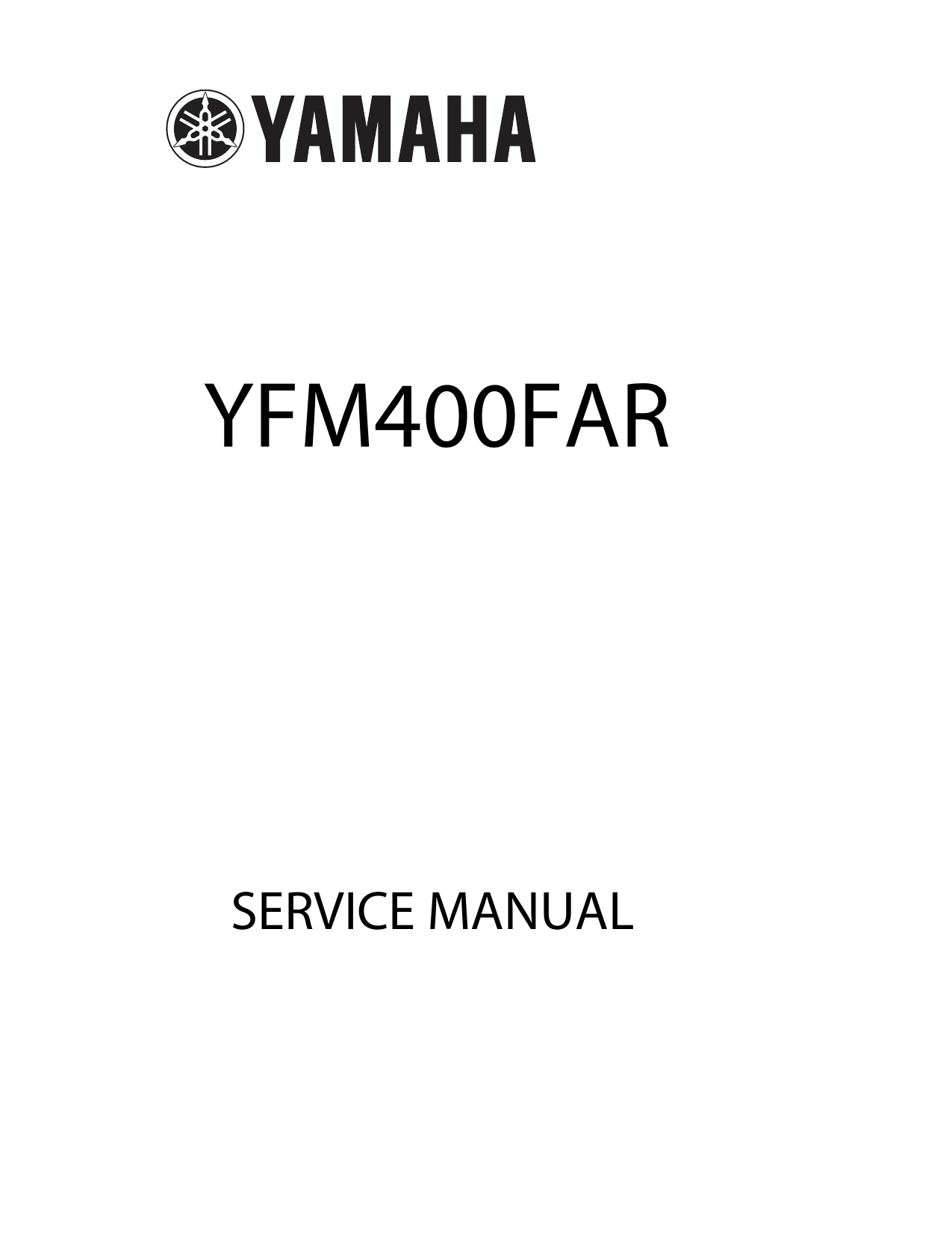 Yamaha Kodiak 400, YVM400FAR ATV service manual Preview image 6
