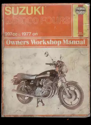 1978-1980 Suzuki GS1000 repair manual