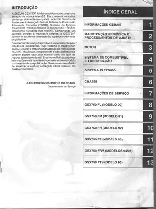 Suzuki GSX750F Comprehensive Service Manual (1990-1996) Preview image 2
