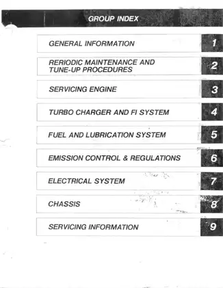 Suzuki XN85 Turbo Motorcycle Service Manual - Comprehensive Repair Guide Preview image 1