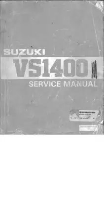 Comprehensive Maintenance Manual for 1988-1993 Suzuki VS1400GL Series Motorcycles Preview image 1