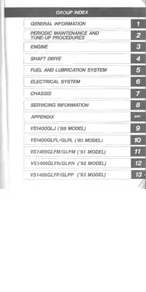 Comprehensive Maintenance Manual for 1988-1993 Suzuki VS1400GL Series Motorcycles Preview image 2