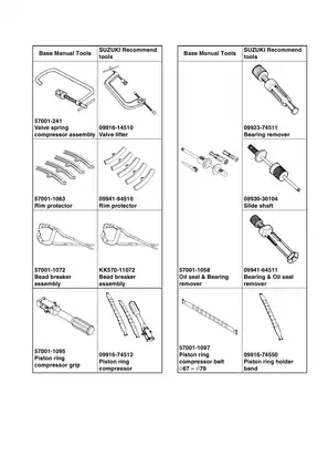 2004-2006 Suzuki RM-Z 250 K4, K5, K6 service manual Preview image 5