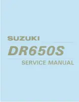 1991 Suzuki DR650S / DR650SM Service & Repair Manual (P/N 99500-46020-03E) – preview page 1