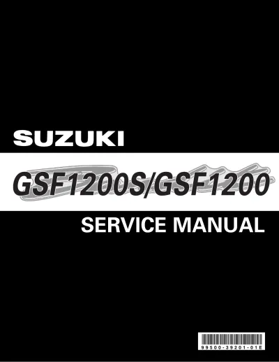 Preview: Suzuki Bandit GSF1200/GSF1200S Service Manual 2001–2002