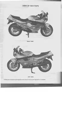 1989-1997 Suzuki GSX750F manual Preview image 3
