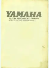 1968–1976 Yamaha 80-175cc Piston-Port Service Manual (OEM) – preview page 1
