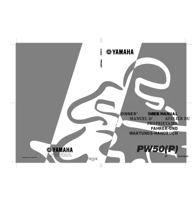 Preview: 2001 Yamaha PW50(P) Owner's Service Manual (P/N 5PG-28199-81)