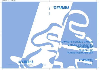 Preview: 2005 Yamaha PW50(V) Service Manual (P/N 5PG-28199-85)