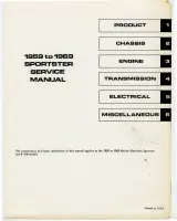 1959–1969 Harley-Davidson Sportster XL, XLH, XLCH Service Manual (P/N 99484-69) – preview page 2