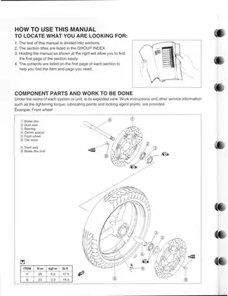 2003 Suzuki SV650/S manual Preview image 4