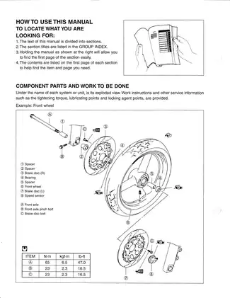 1999-2002 Suzuki SV650/S repair manual Preview image 3