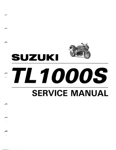 Preview: 1997–2001 Suzuki TL1000S/W/X/Y/K1 Service Manual (P/N 99500-39144-03E)