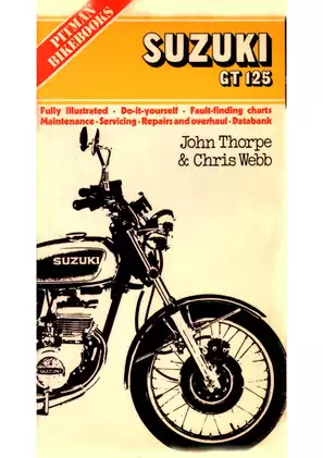 Comprehensive Maintenance Guide for Suzuki GT 125 (All Years)