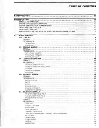 2006 ROTAX V-810 engine shop manual Preview image 3
