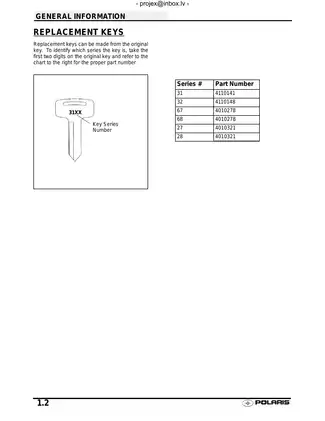 2001 Polaris Sportsman 400, Sportsman 500 DUSE H.O. ATV repair manual Preview image 4