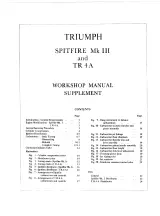 1966–1973 Triumph GT6 Workshop Manual Supplement (P/N 545048) – preview page 2