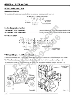2009-2010 Polaris Ranger RZR, RZR, S/INTL UTV service manual Preview image 2