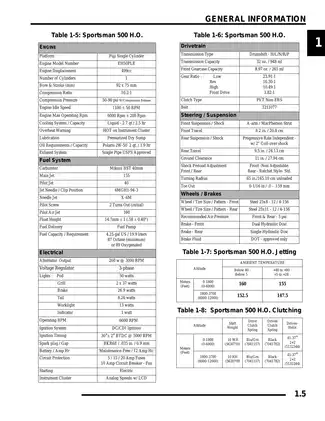 2009 Polaris Sportsman 500 EFI,  500 HO, 500 EFI, Touring 500 EFI, Touring 500 EFI Quadricycle, X2 500 EFI, X2 500 EFI Quadricycle ATV manual Preview image 5