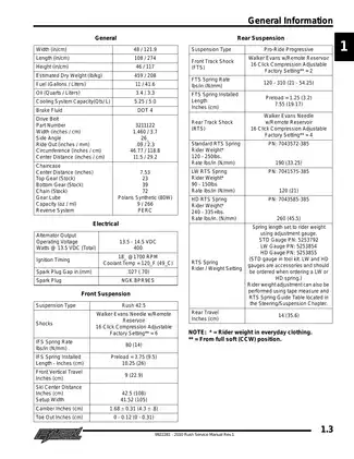 2010 Polaris 600 Rush Pro-Ride snowmobile manual Preview image 3