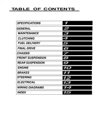 2004 Polaris PRO X Snowmobile Service Manual Preview image 3