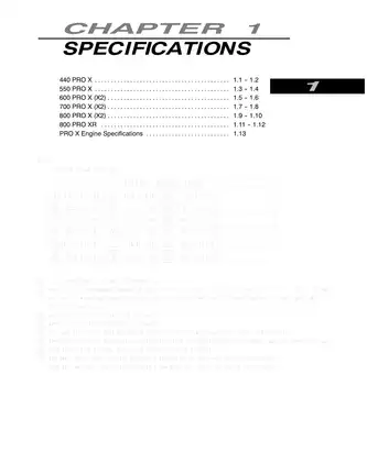 2004 Polaris Pro X 440, 550, 600, 700, 800 service manual Preview image 5