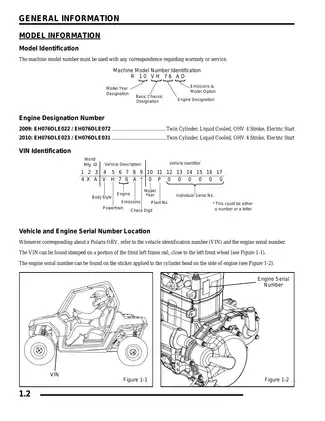2009-2010 Polaris Ranger RZR S 800 UTV service manual Preview image 2