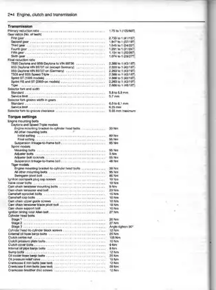 1997-2000 Triumph™ Tiger, Daytona, Speedtriple, Spring manual Preview image 4