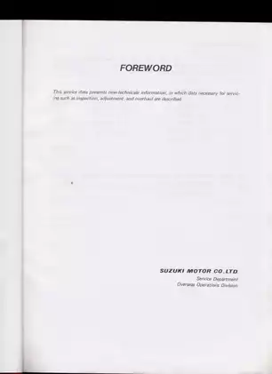 Complete Suzuki GSX400 Service Manual - Maintenance and Repair Guide Preview image 2