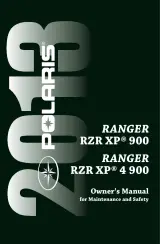 2013 Polaris RANGER RZR XP 900 / RANGER RZR XP 4 900 Service Manual (P/N 9924107) – preview page 1