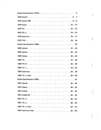 Polaris Snowmobile Master Repair Manual (1972-1981) Preview image 3